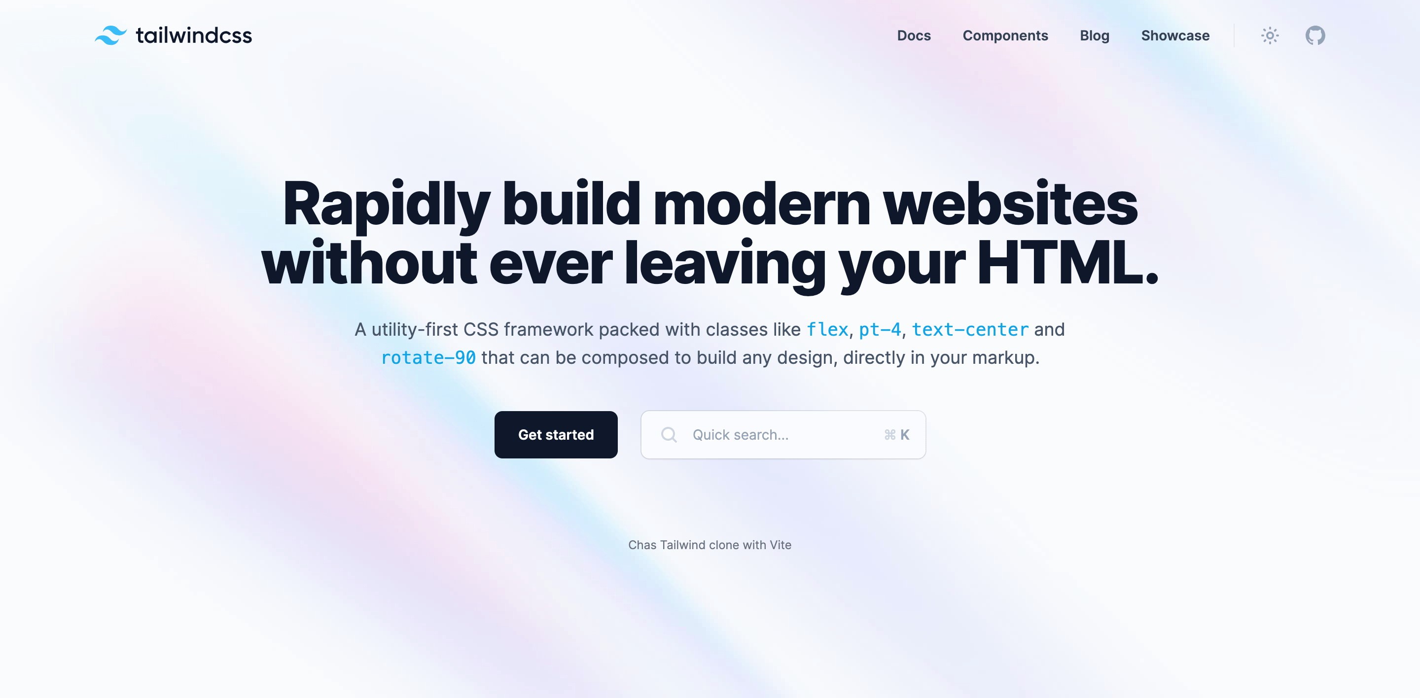 Redesign Tailwind Website