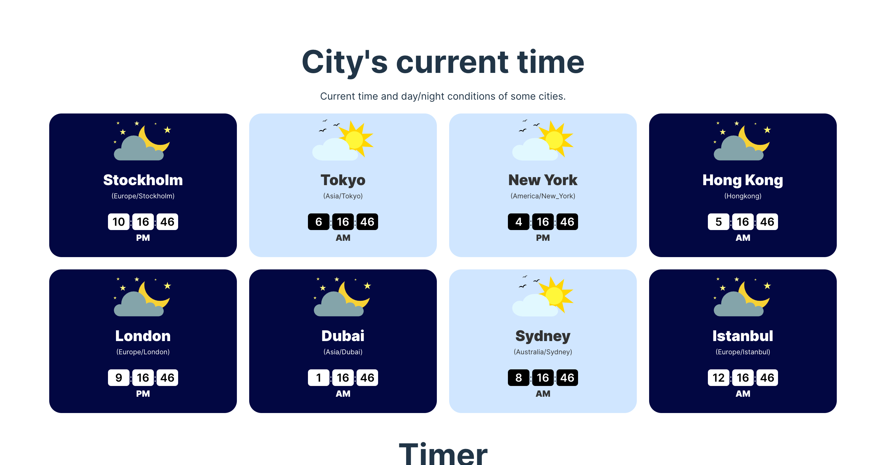 React Clock